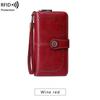 Women Wallets RFID Blocking Long Wallet Clutch Purse
