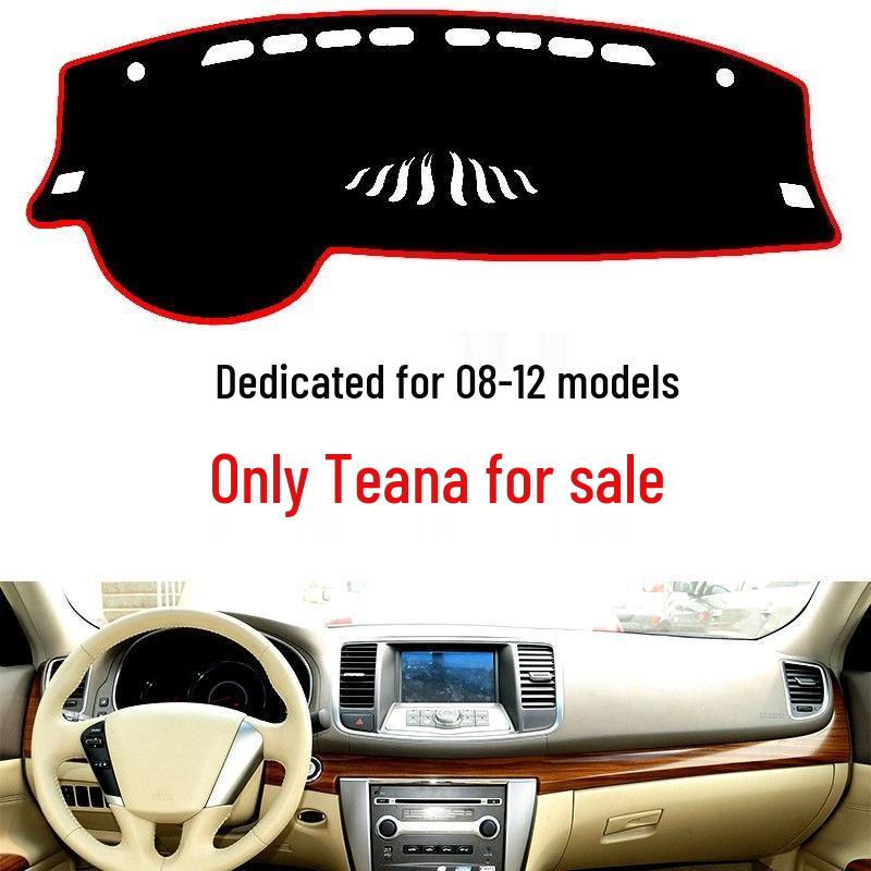 Dashboard Sun Shade Pad for 08-12 Nissan Teana J32 - Anti-slip Sun Protection