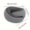U Shaped Memory Foam Neck Pillows Soft Portable Travel Pillow Massage Neck Pillow for Airplane Office Nap Car Home Use