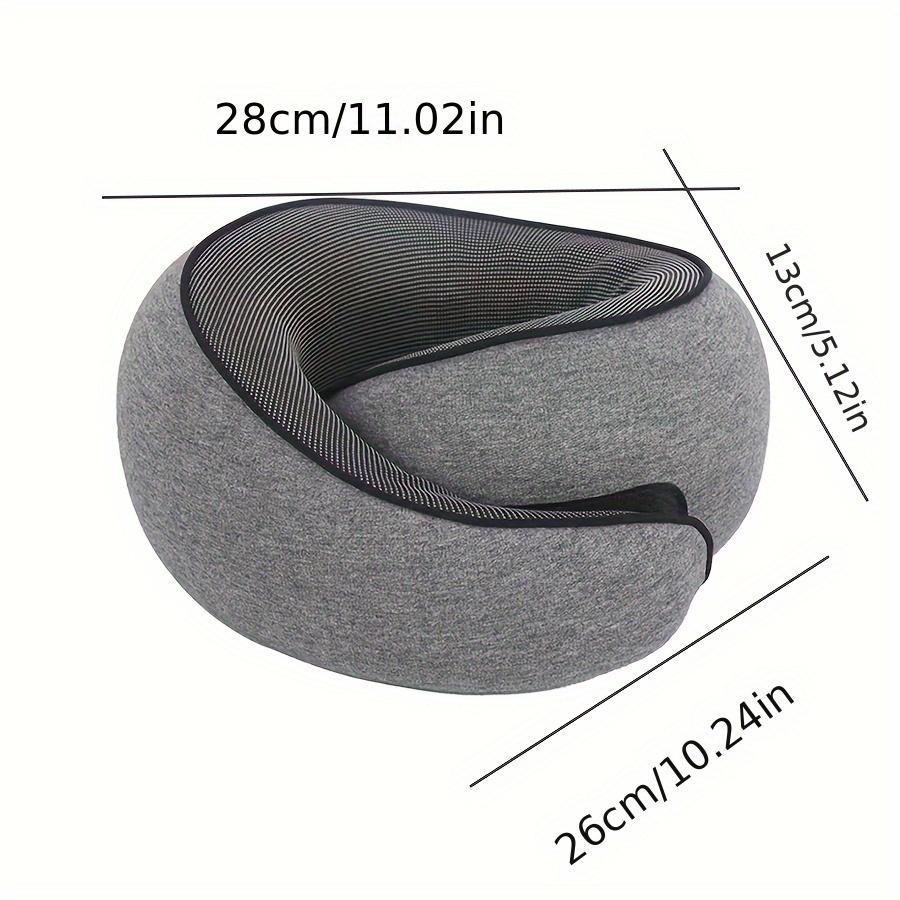 U Shaped Memory Foam Neck Pillows Soft Portable Travel Pillow Massage Neck Pillow for Airplane Office Nap Car Home Use