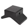 4in Universal Black Rubber Bow Stop Professional Boat V Block for Yachts Trailers Caravans