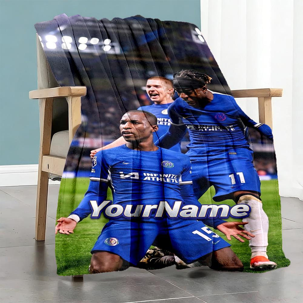 Chelsea Personalized Name Blanket Throw Personalized Blanket Durable Comfort Suitable for Livingroom Seaside Couch Office Chair