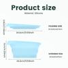 Foldable Silicone Facial Wash Basin Portable Collapsible Beauty Bowl for SkinCare Hair Washing,Travel Friendly Spa Ice Face Bowl