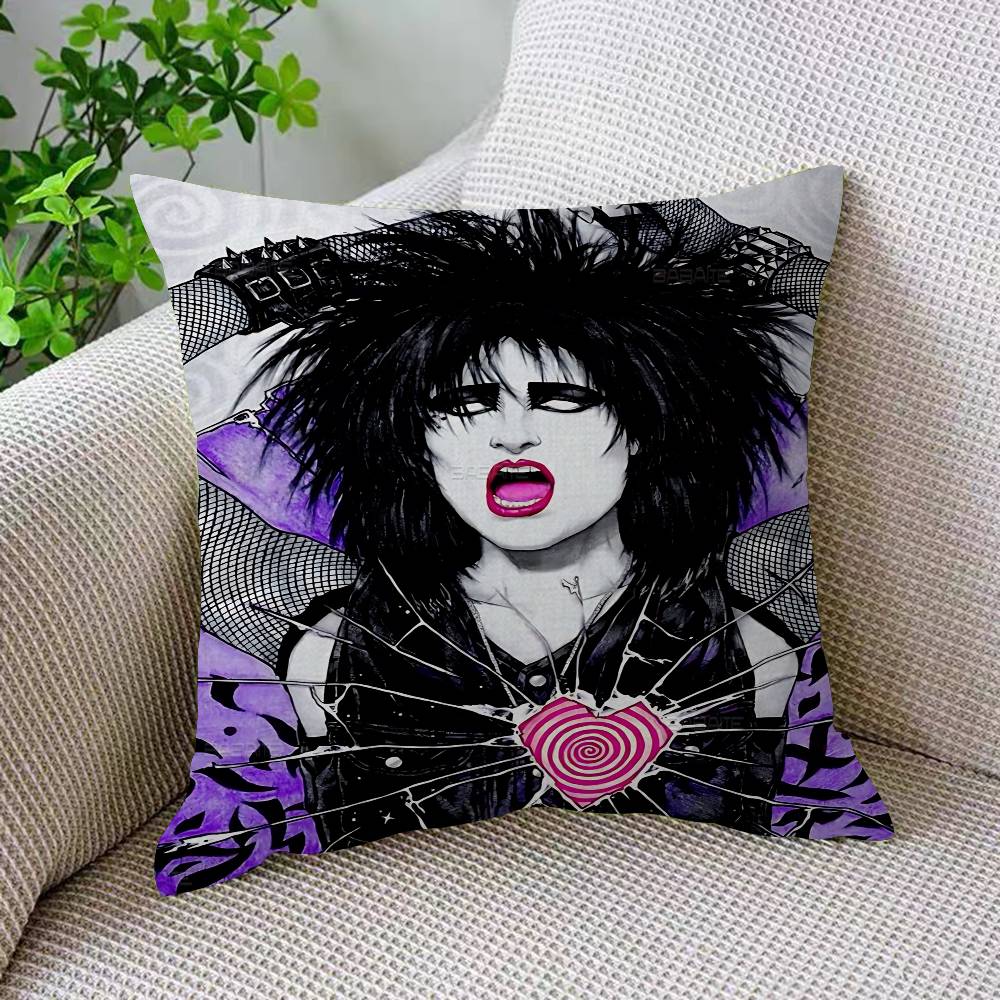 S-Siouxsie And The B-Banshees Cushion Cover Pillowcase Upholstery Sofa Throw Pillow Home Decor Pillowcas
