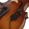 Clip-on Mikrofon Piezo-Tonabnehmer Violine Akustikgitarre Ukulele Tonabnehmer mit 6,35 mm Audiobuchse und 2,8 Meter Audiokabel