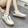 Spring Women's Vulcanized Shoes Sports Loafers Comfortable Walking Sneakers Ladies Thick Soled Lace-Up Smooth Casual Shoes