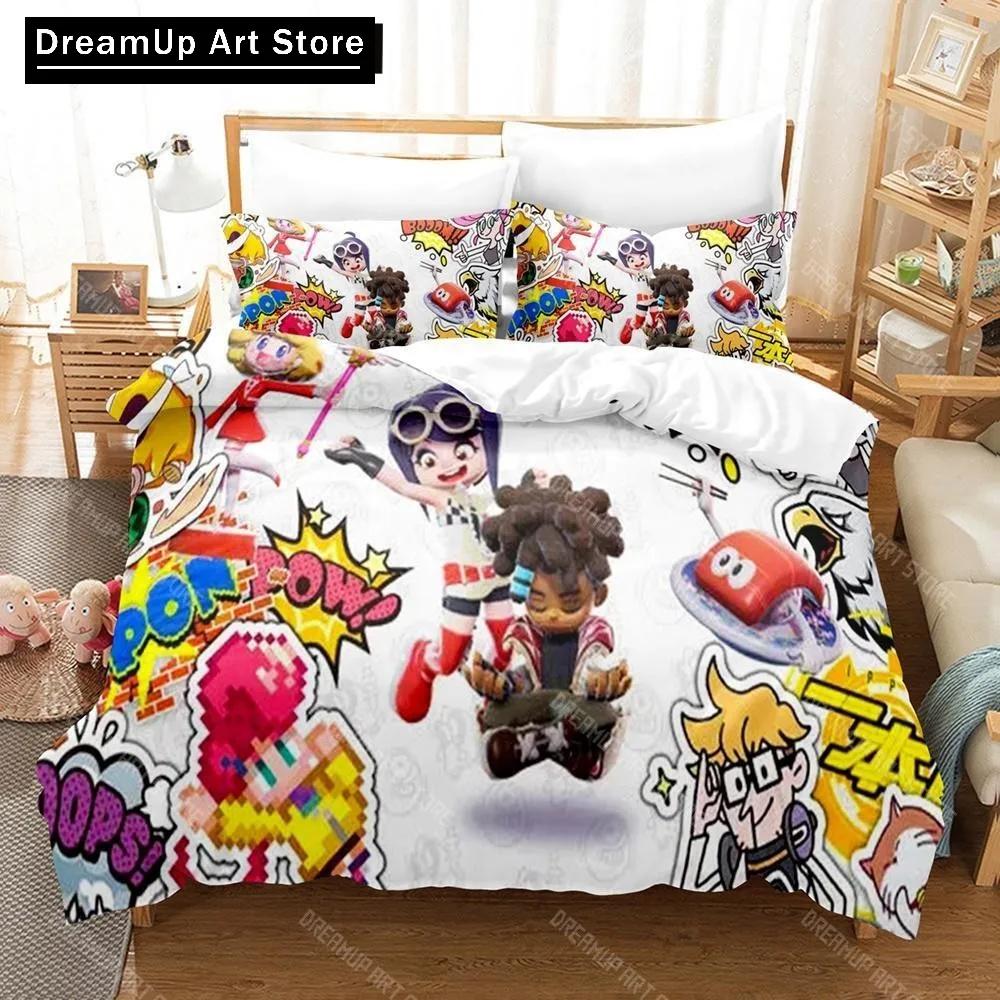 Game Ninjala Bedding Set Single Twin Full Queen King Size Bed Set Adult Kid Bedroom Duvet Cover Sets 3D Print Kawaii Kids Camas