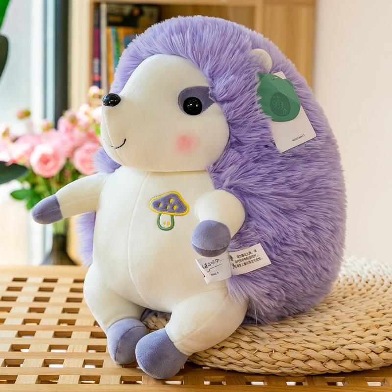 

Милая плюшевая игрушка-ежик Хуаньхуань, мультяшная кукла, антистресс-украшение, настольное украшение, подарок, кукла для исцеления 23cm фиолетовый