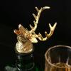 Zinc Alloy Deer Head Red Wine Aerator Pourer Spout Wine Bottle Stopper Tool