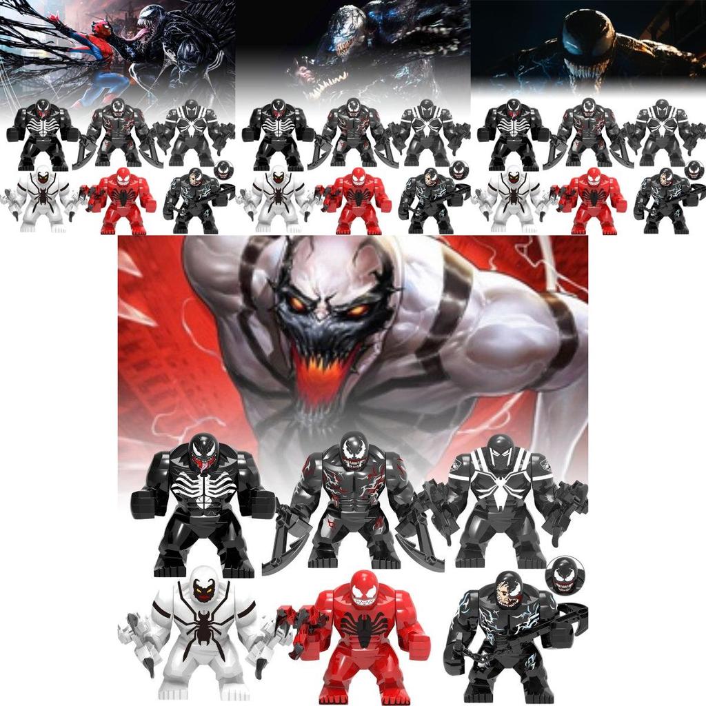 Venom Building Blocks Bricks Big Minifigures Bagged Educational Toys Perfect Gift For Kids And Collectors