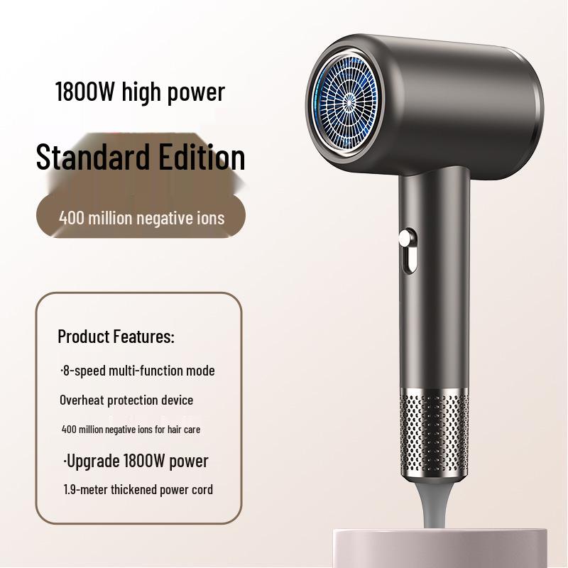 Silent High-Speed Negative Ion Hair Dryer for Home and Dorm Use