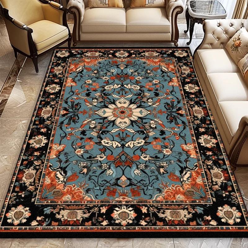 Bohemia Rugs Living Room Decoration Bedroom Deluxe Anti Slip Floor Mats Large Area Carpet Lounge Rug Persian Carpet Washable