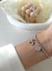 Round Bead Bear & Balloon Dog Bracelet: Women's Hip Hop Wristband