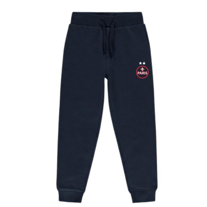 Survêtement Enfant Style Paris - Ensemble Sweat à Capuche bleu royal et Pantalon (3-14 ans) - Bleu royal