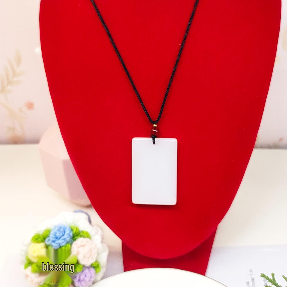 2025 Unisex Jade Glass Necklace - New Style Hot Pendant