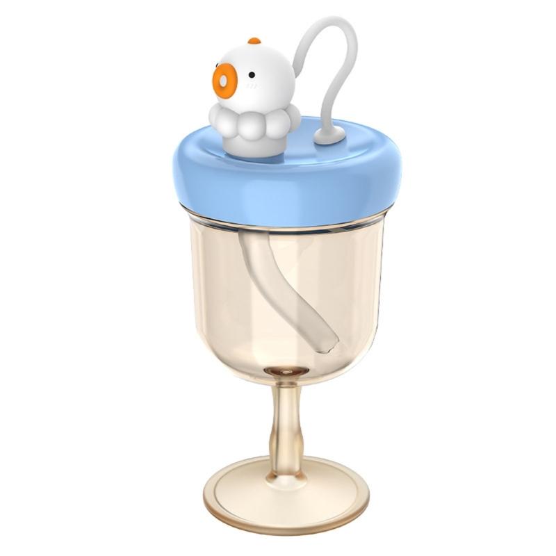 

Infant Training Cup with Measurement Marks Easy Grip for Various Beverages Milk Juice Heat Resistant Leak Proof Cup синій