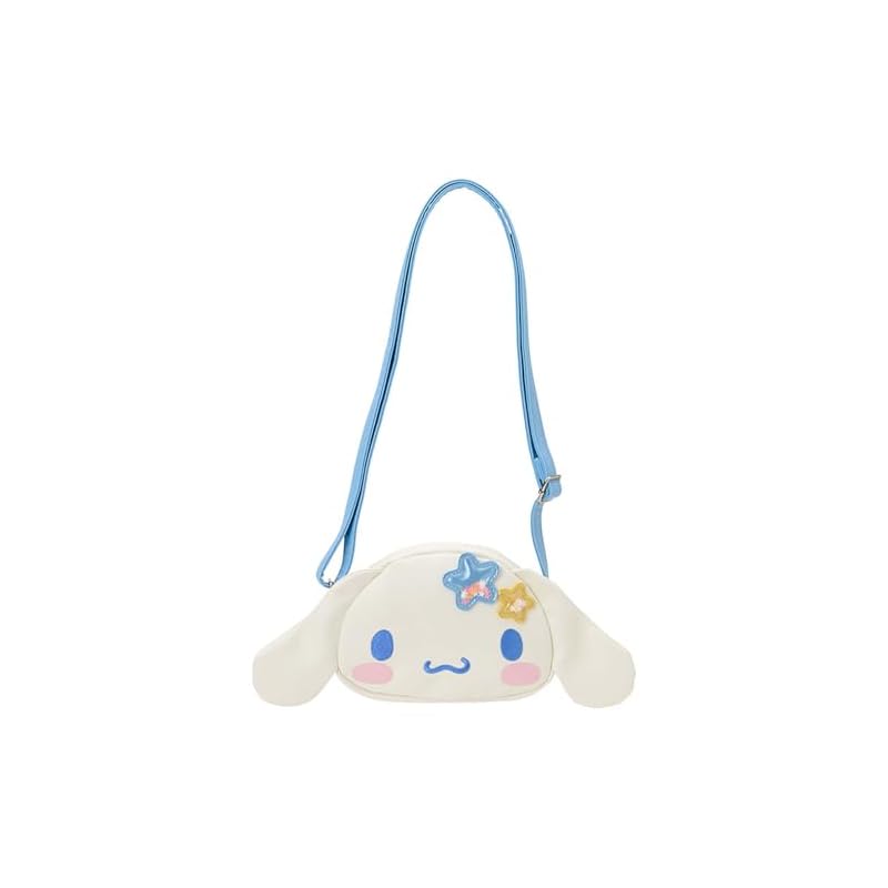SANRIO Kids Face-Shaped Shoulder Bag, Cinnamoroll, Suitable for ages 3 and up, 199206