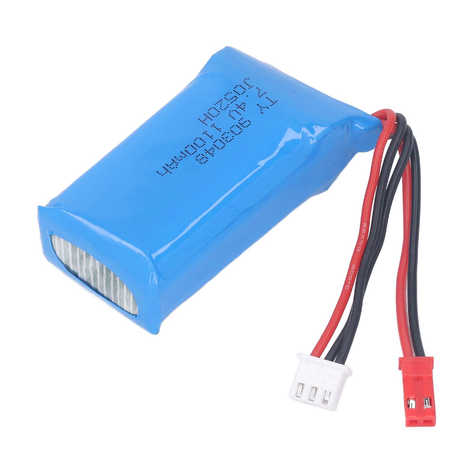 

Remote Control Boat Lithium Battery 7.4V 1100mAH RC Ship Battery for WLtoy A949 A959 A969