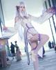 Cosplay Deluxe Edition Emilia Cosplay-kostyme Scene Skole Starting Life in Another World Casual Størrelse [Nou-satsu] ReZero Kjole, Anime, Halloween,