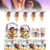 Party Supplies Moana Set Plates Napkins Cutlery Kids Holiday Decorations