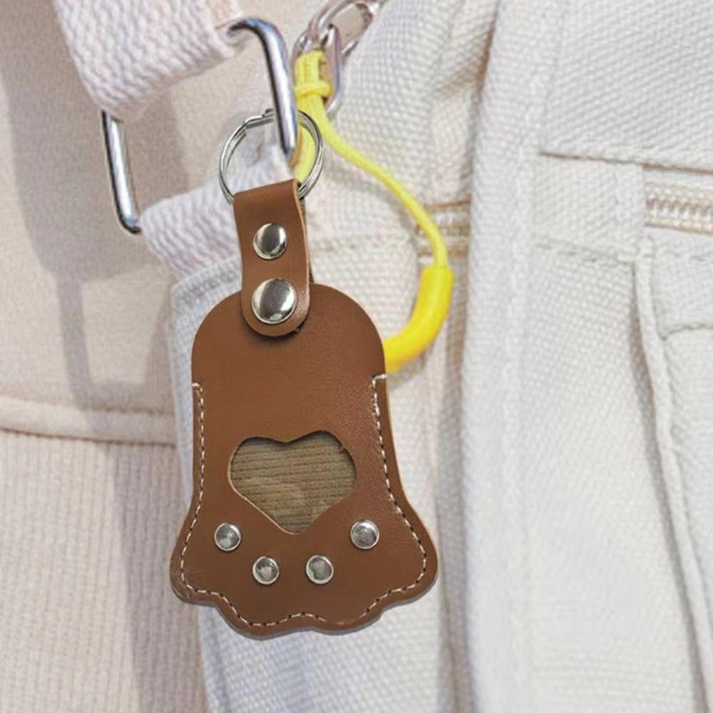 DIY Handmade Pet Hair Memorial Keychain Hair Grooming Paw Shape Keyring  Jewelry Gift