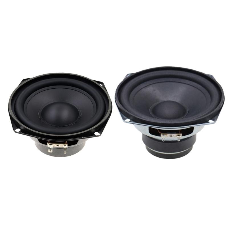 1Pc 5.25Inch 25W Subwoofer Speaker 4Ohm Audio Woofer Loudspeaker Bass Column/ Full Range For Home Sound Theater DIY