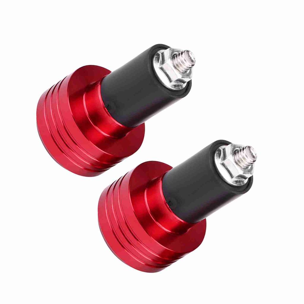 Pair of 22mm Universal Aluminum Motorcycle Grip Handlebar Ends Weight Balance Plug