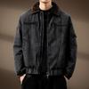 Luxury Men's Detroit Workwear 2025 Winter Duck Down Denim Jacket