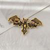 Halloween Green Bat Ins-inspired Gothic Dark Accessories Trendy Brooch