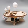 DIY Solar System Astronomy Sun Earth Moon Planet Model Wooden Mechanical Set Children's Science Popularization and Puzzle Toy