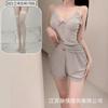 Pajamas summer Korean version simple casual cute suspender two-piece set casual comfortable shorts sexy