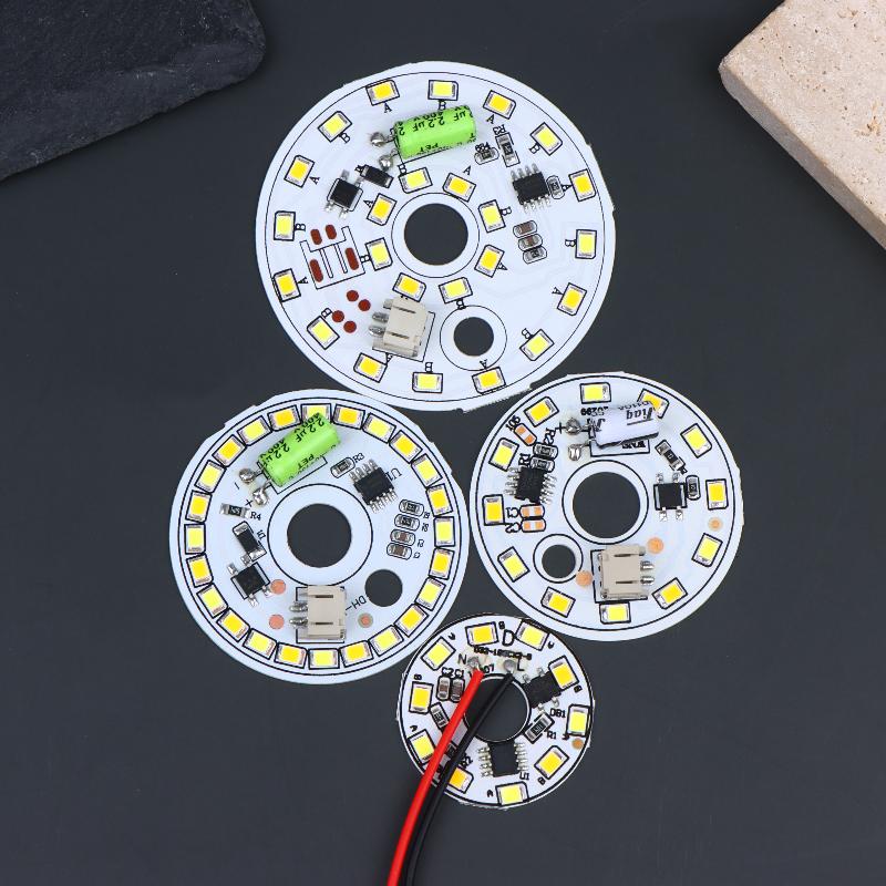 Led Bulb Lamp Chip 3W 5W 6W 7W 12W 220V No Need Driver Diy Tricolor Light Changing For Led Downlight Spotlight Lamp Beads
