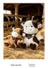 Cross-Border Plush Toys: Children's Gifts, Couple Dolls, Calf Ornaments, Event Gifts, Scarf Cow Doll