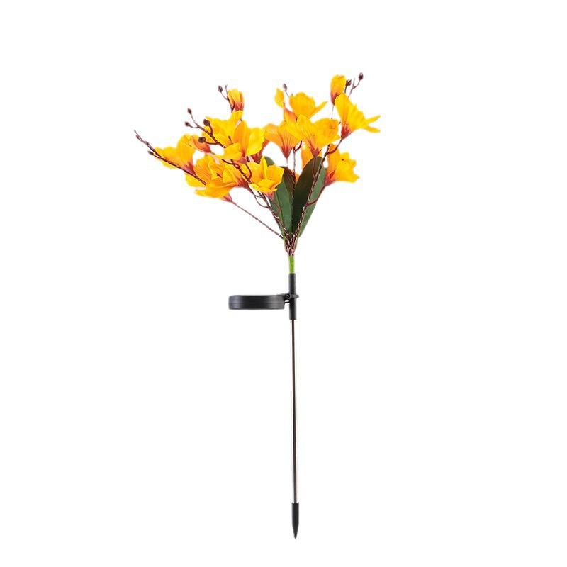 Solar Magnolia Landscape Lights: Outdoor Waterproof Decorative Lights for Courtyard, Lawn, and Holiday Atmosphere.