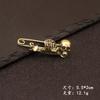 Punk Halloween Vintage Skull Pin Dark Goth Brooch Clothes Waist Accessories