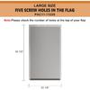 MIAOTONG Large Dog Door Replacement Flaps with Screws, Dog Door Flap Compatible with PetSafe Freedom Doggie Doors PAC11-11039,10 1/8" X 16 7/8",