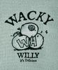 WACKY WILLY One-Point Short Sleeve Pullover Knit Green