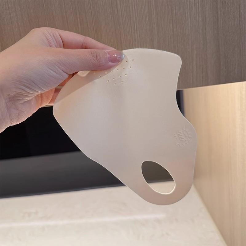 Stylish 7A Antibacterial UV-Blocking Breathable Ice Silk Mask for Women with Seamless Eye Corner Protection.