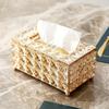 1pc Luxurious Tissue Box Desktop Tissue Holder Tissue  Box For Bathroom Living Room Bedroom Vanity Countertop  Decor Bathro