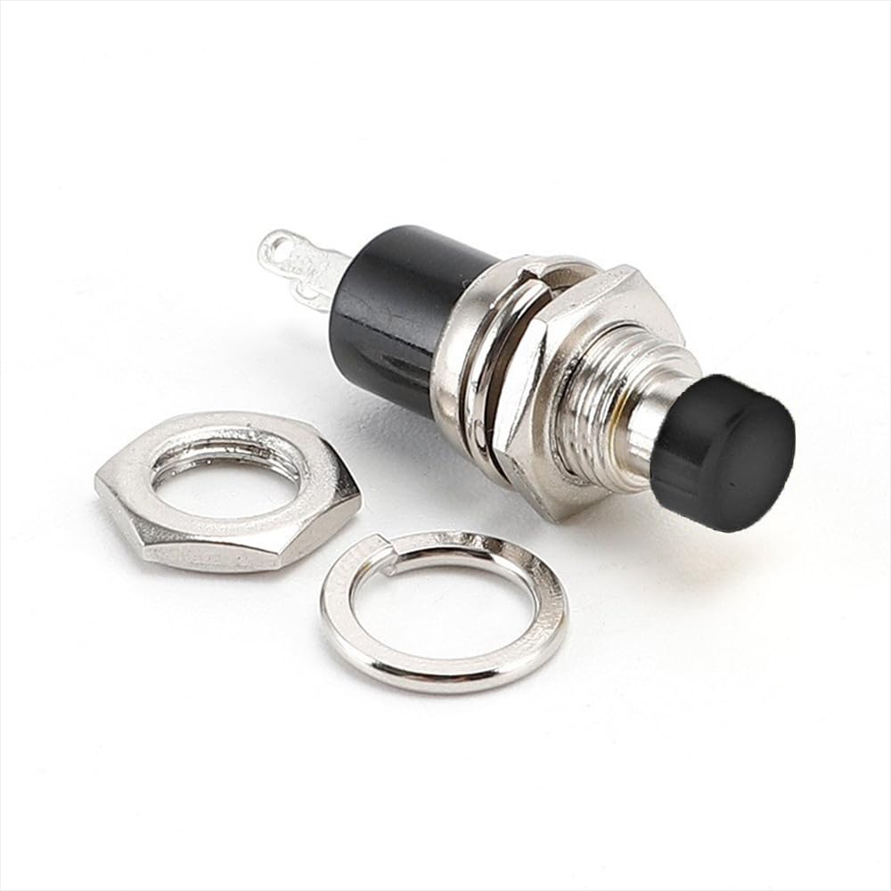 Vitalux PBS-110 Sofortiger Drucktastenschalter Satz von 10 Normal offen 7mm 2 Pin