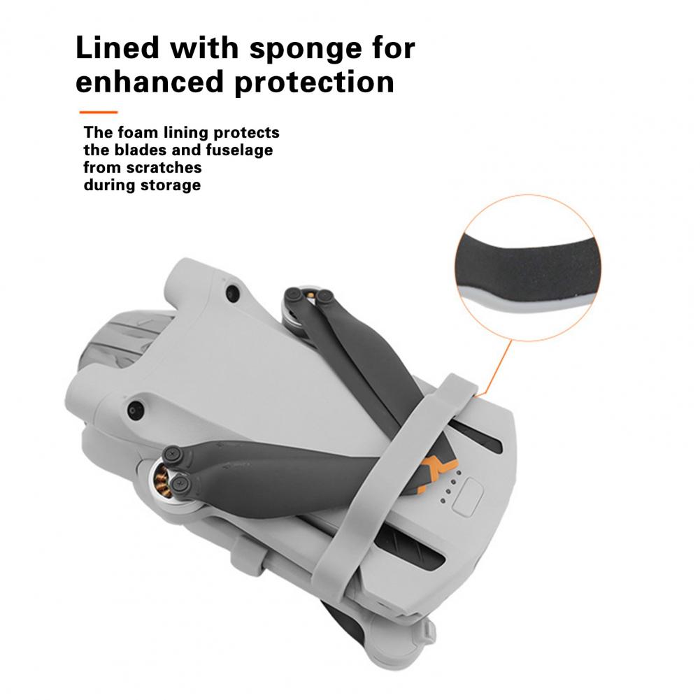 2Pcs Propeller Blade Holder for DJI Mini 3 PRO Protective Blade Guard Plastic Fixing Strap Folding Drone Propeller Stabilizer