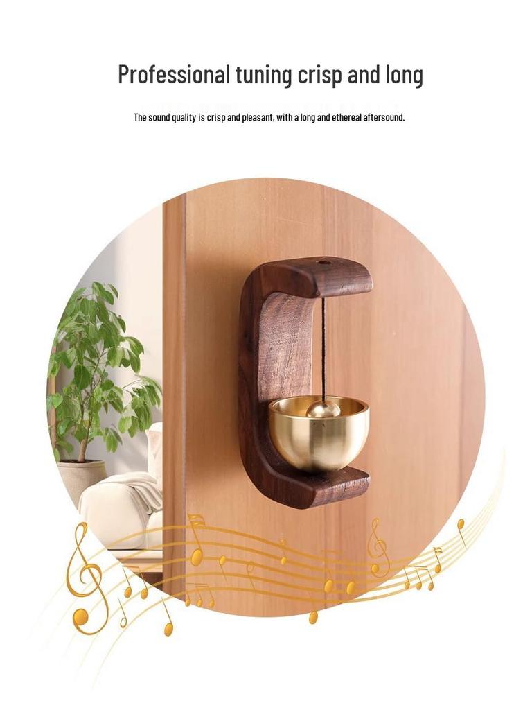 Newcomer Exclusive: Suction Cup Copper Doorbell & Healing Wind Chime for Homes & Shops