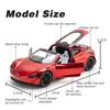 1/24 skala Roadster odlany model samochodu zabawka, wycofać pojazd zabawkowy z dźwiękiem i światłem dla dzieci maluch chłopcy dziewczęta kolekcja prezentów