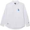× MLB Western Style Series Los Angeles Dodgers Youth Literary Casual Striped Single-Breasted Long Sleeve Shirt Unisex Shirts 14726565