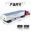 1:24 Peterbilt 389 Heavy Duty Truck Alloy Model Car Toy Diecasts Metal Casting Sound and Light Car Toys For Children Vehicle