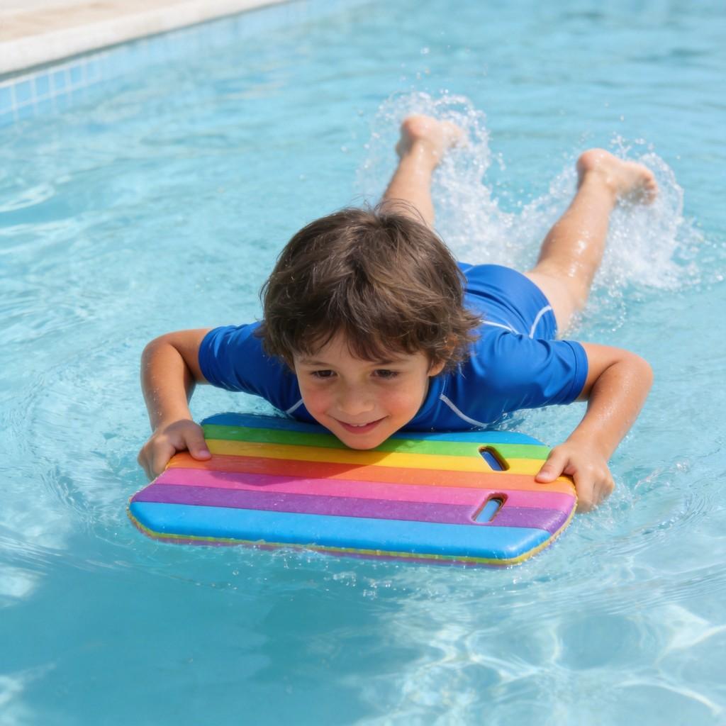 Kids Water Floatation Board With Pvc Material For Swimming Training And Pool Play