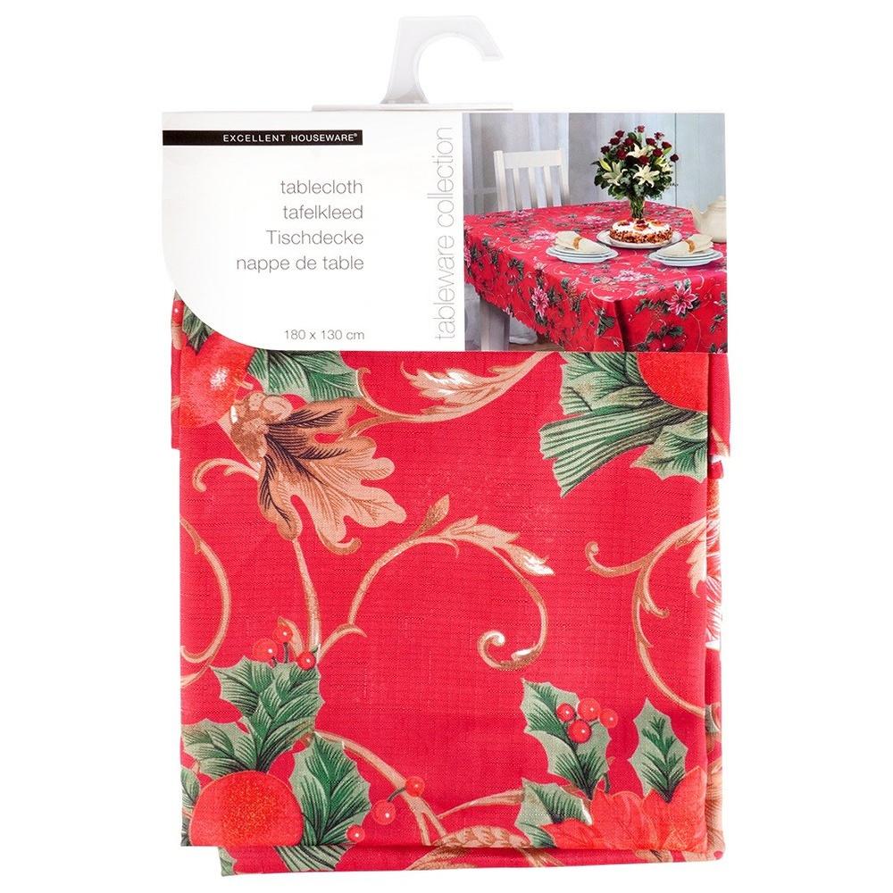 Stain-resistant Christmas Tablecloth 180x130 Cm
