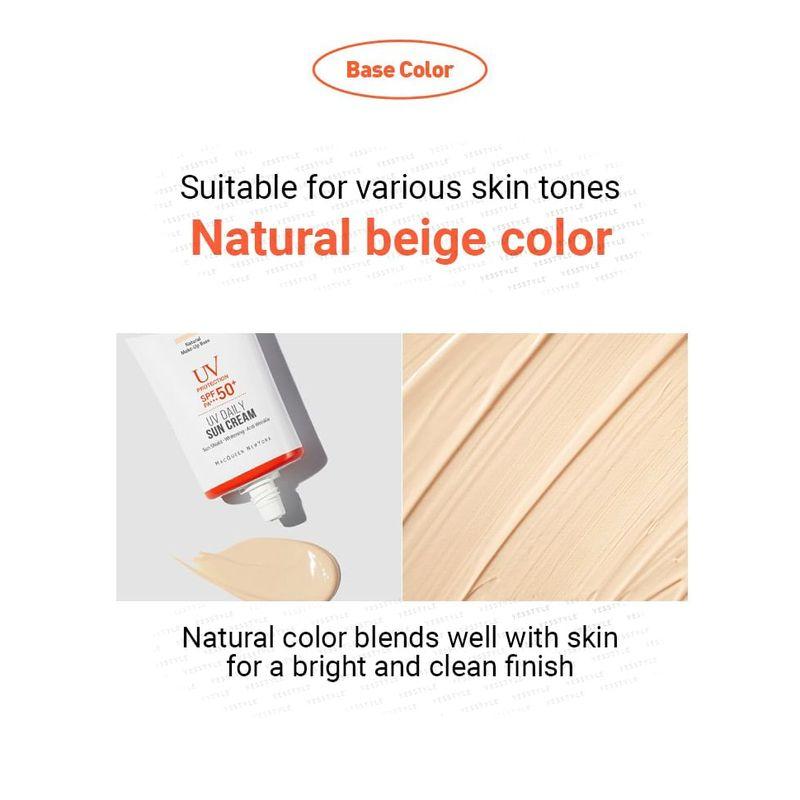 MACQUEEN - UV Daily Sun Cream (Natural Make-Up Base)