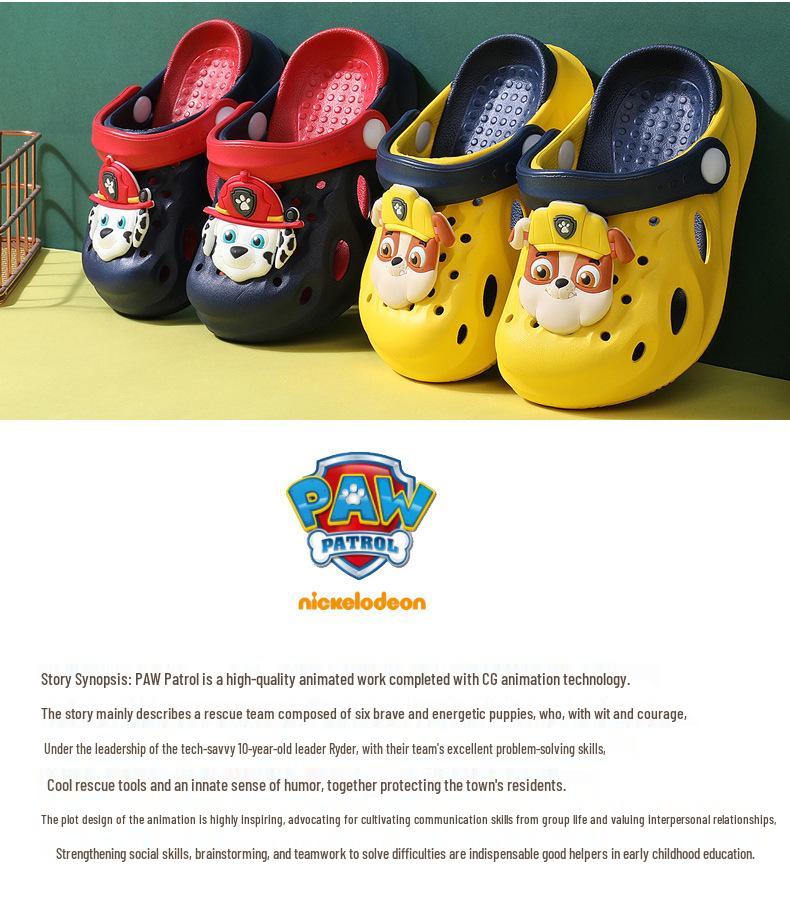 Paw Patrol Summer Beach Clogs for Kids (Ages 1-3) - Cute Sandals for Boys & Girls