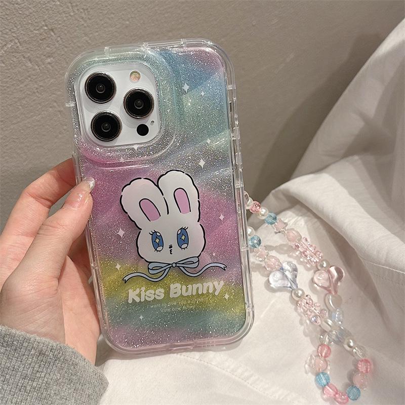 Zhitai Protective Case for Apple 16Pro: Fits iPhone14/15, 12/11, with Chain and 13 Phantom Shell Design